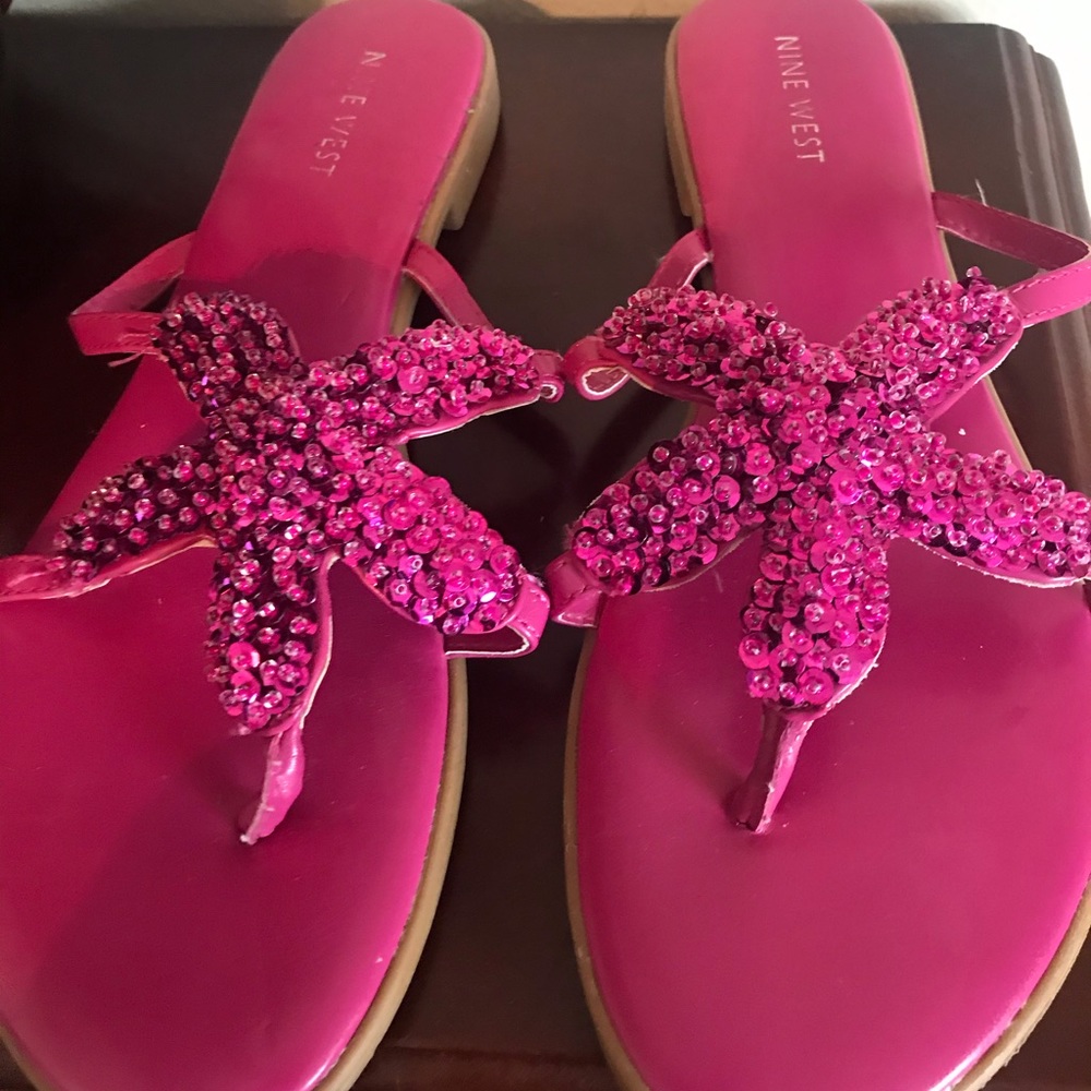 Nine West Starfish Sandals, 7 1/2M